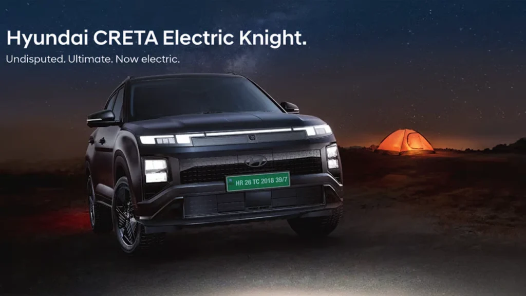 hundai creta ev on price road 
