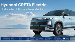 hundai creta ev on price road