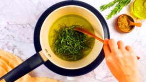 DIY Rosemarry Hair Oil