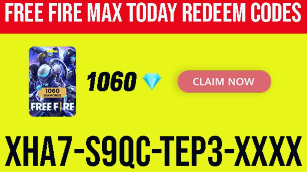 Free Fire Redeem Codes Today 