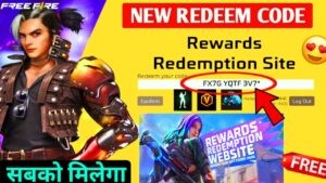 free fire today free redeem code