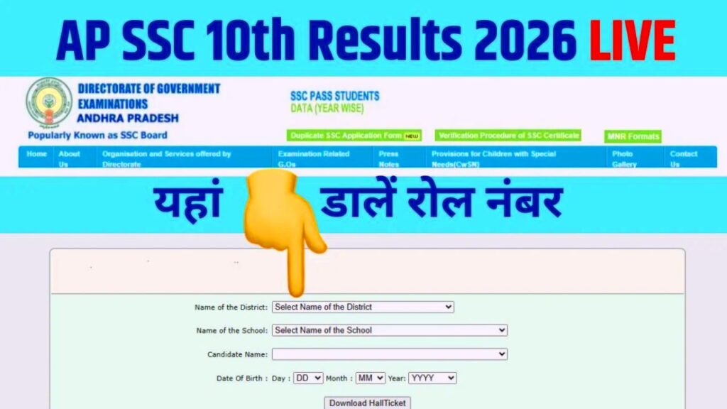 AP SSC Result 2026