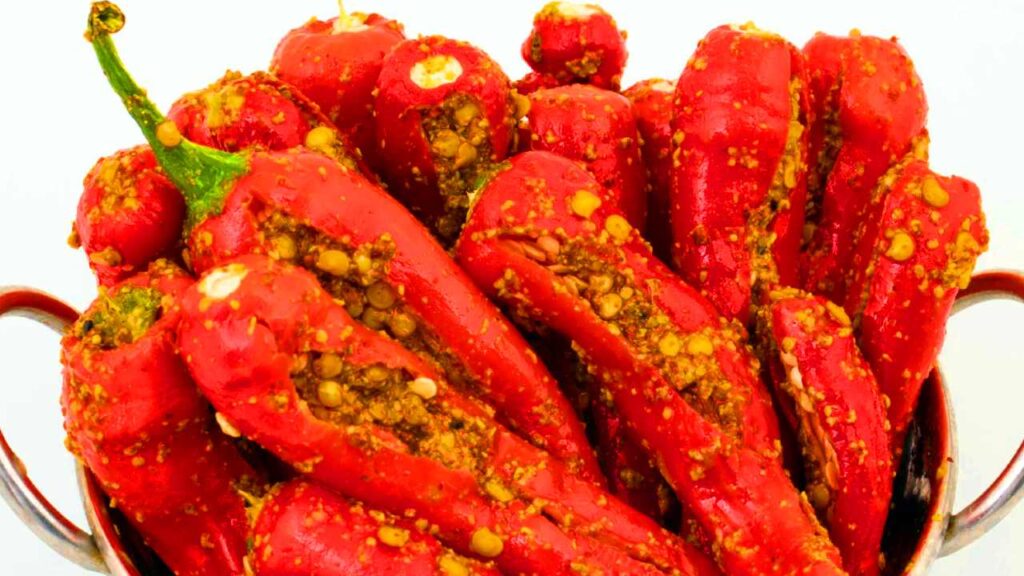 Bharwa Lal Mirch Achar Recipe