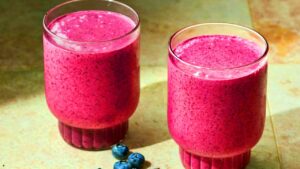 Blueberry Chia Seeds Smoothie