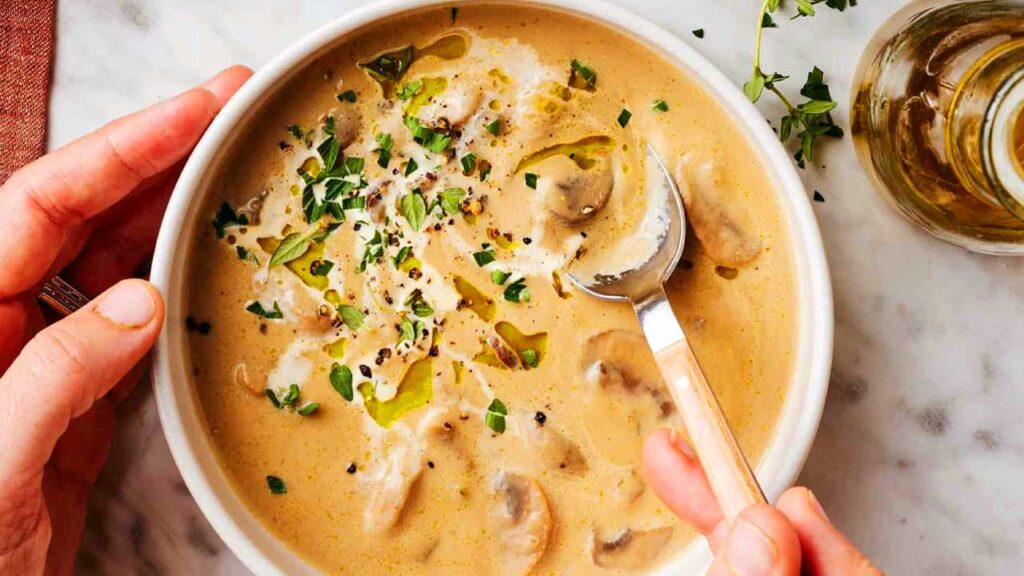 Creamy Mushroom Soup Recipe