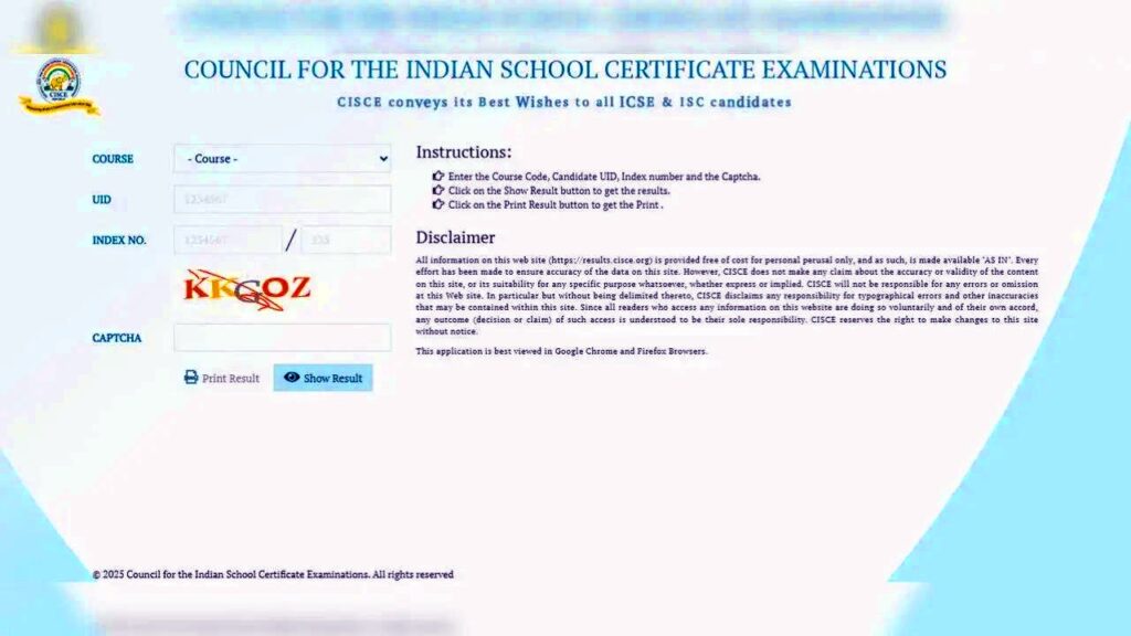 ICSE Board Result 2026 