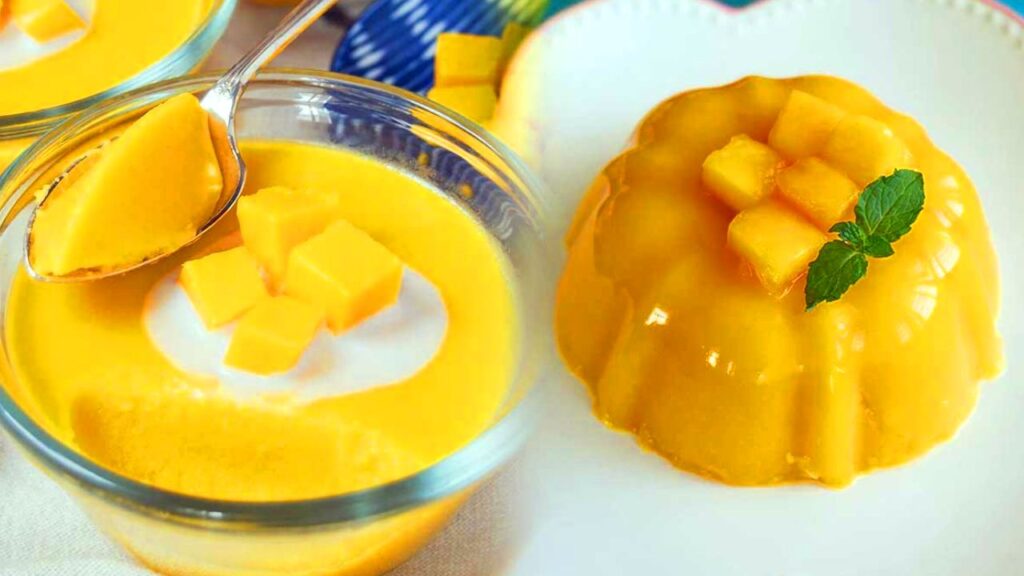 Summer Special Mango Pudding 