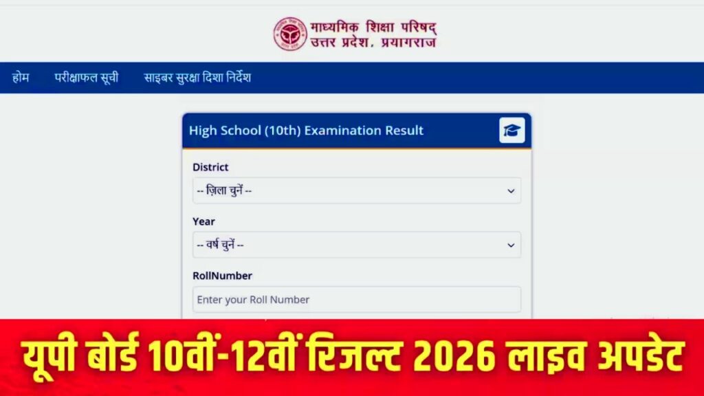 UPMSP 2026 Board Result