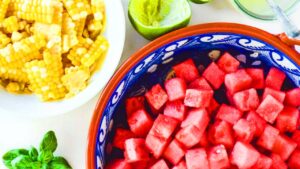 Watermelon Corn Salaad Recipe