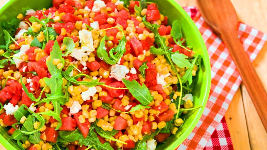 Watermelon Corn Salaad Recipe