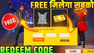 free fire redeem code today new