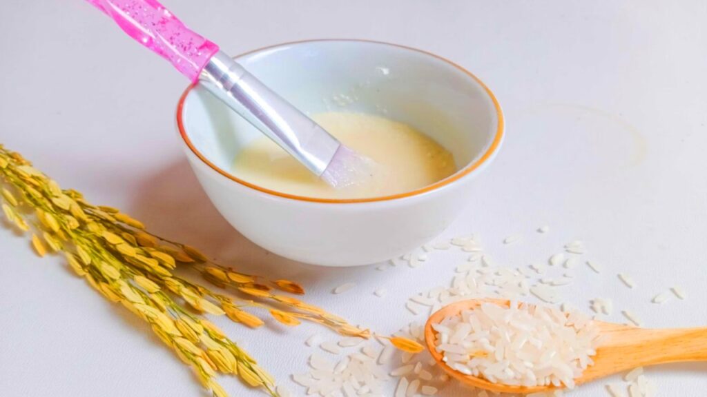 DIY Rice Face Pack