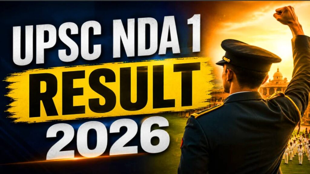 UPSC NDA Result 2026