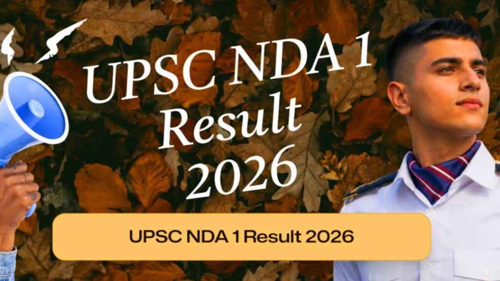 UPSC NDA Result 2026 