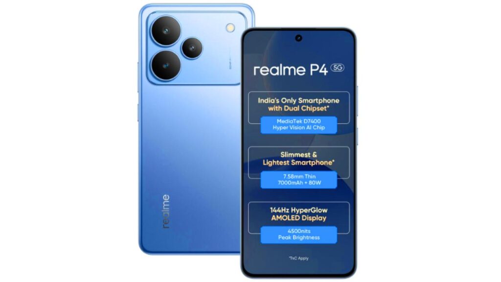 realme p4 Specifications