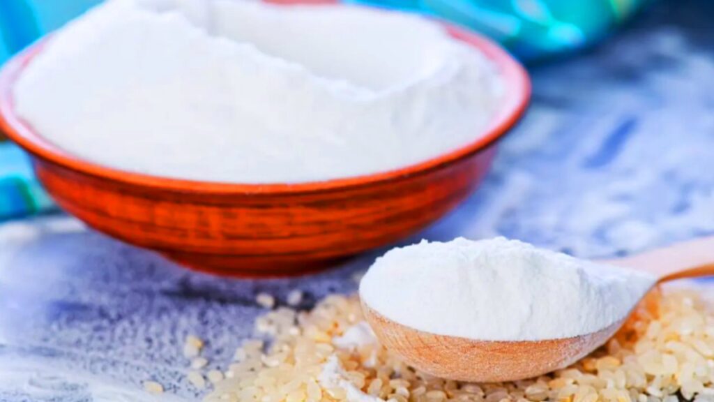 rice flour face mask