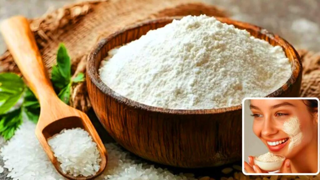 rice flour face mask