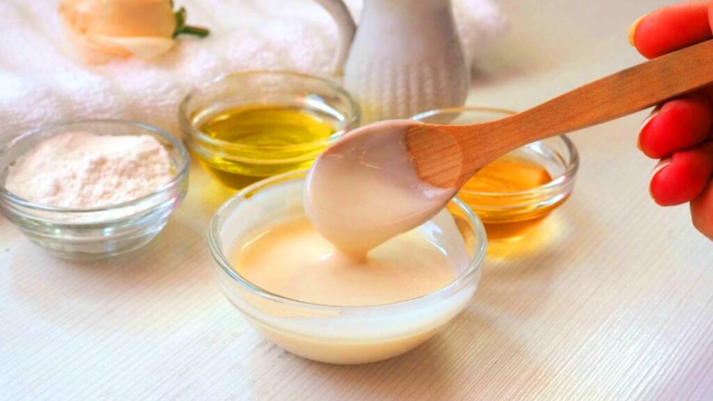 rice flour face mask 